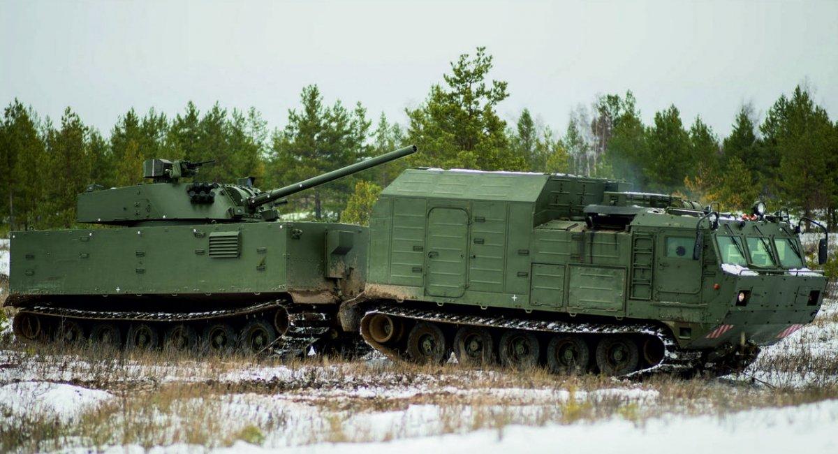 Why do Russians need the 120mm "Magnolia" self-propelled artillery system based on the DT-30PM tractor for Arctic operations?